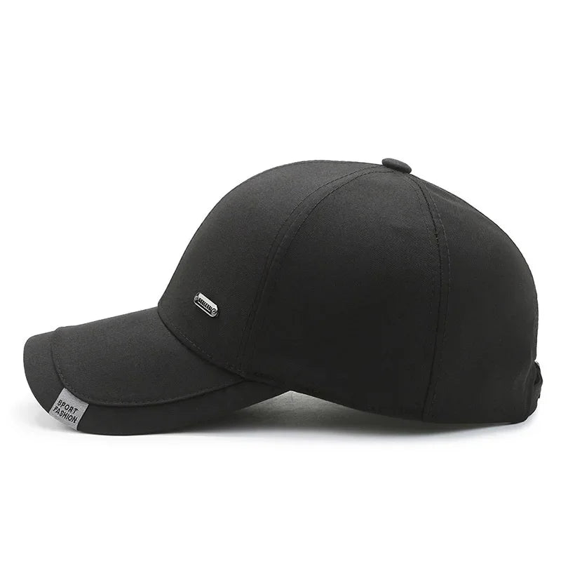 Men’s Large Head Cotton Baseball Cap