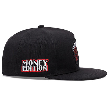 Time Is Money Poker Flat Brim Baseball Cap