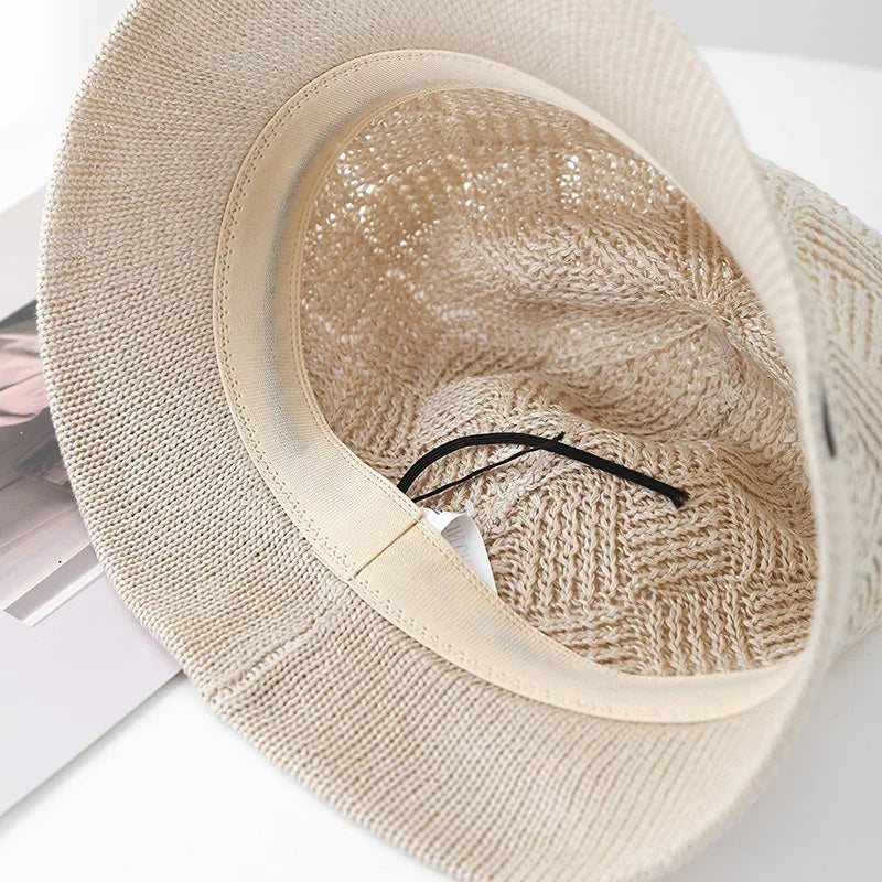 Women’s Retro Knit Bucket Hat