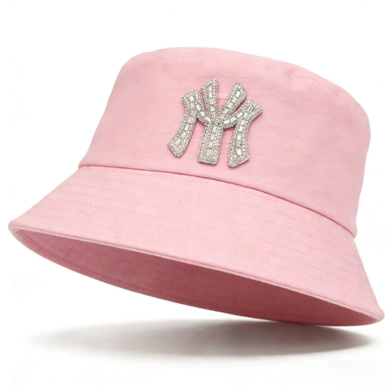 Luxury Cotton Diamond Solid Color Bucket Hat
