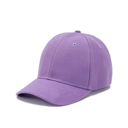 Fashion Candy Color Kids Baseball Cap Sun Protection Boy Girls Hat