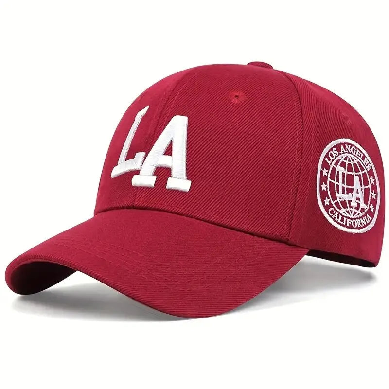 Unisex LA Embroidered Baseball Cap