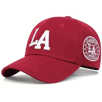 Unisex LA Embroidered Baseball Cap