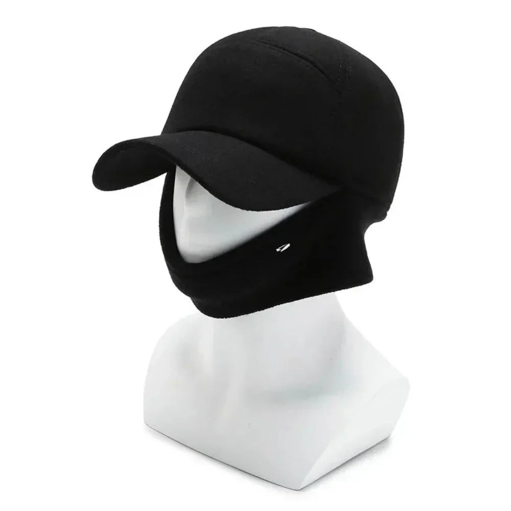 Warm Thick Earmuffs Winter Baseball Cap