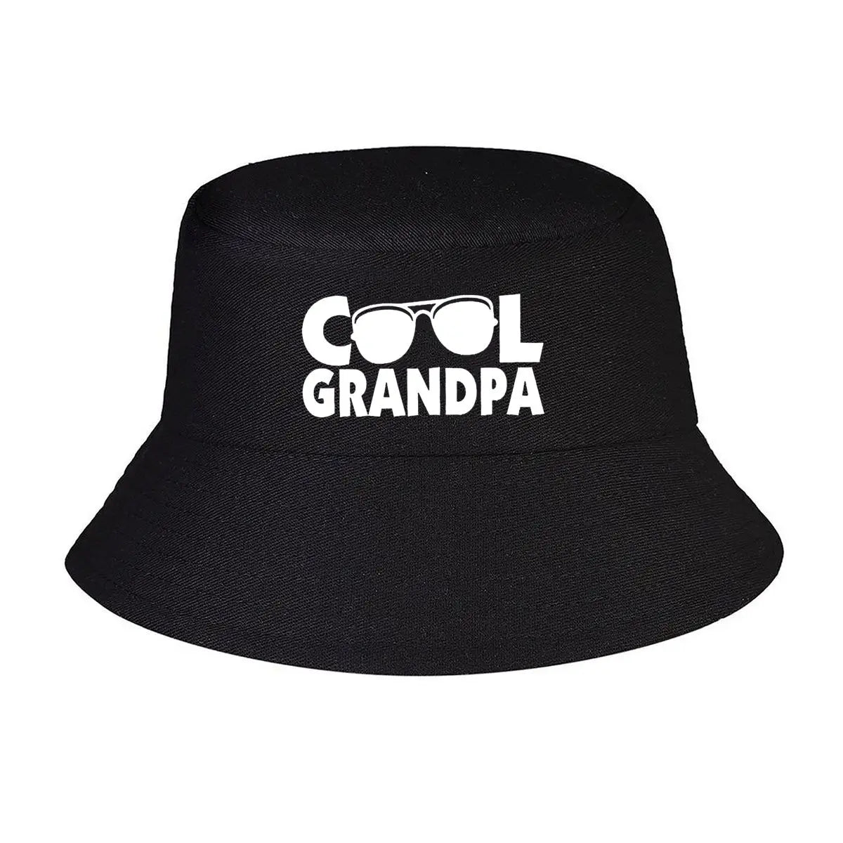 Cool Grandpa Text Bucket Hat