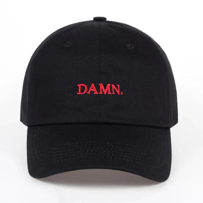DAMN Embroidered Dad Hip Hop Baseball Cap