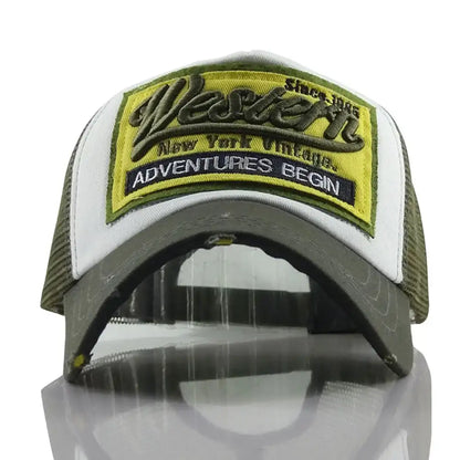 Streetwear Letter Embroidery Mesh Hip Hop Baseball Cap