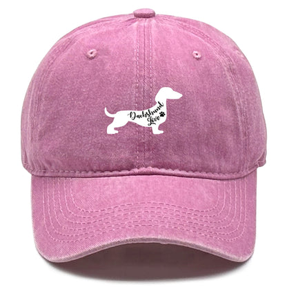Dachshund Dog Adjustable Cotton Outdoor Baseball Cap