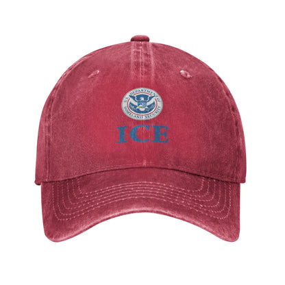 United States ICE Washed Stylish Baseball Cap
