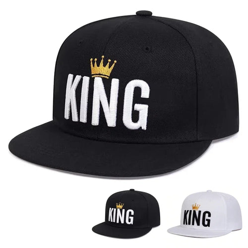 Unisex King Crown Embroidery Hip Hop Baseball Cap
