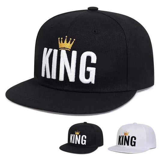 Unisex King Crown Embroidery Hip Hop Baseball Cap