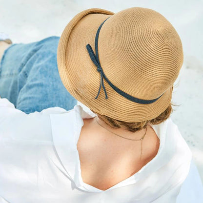 French Straw Bonnet Bucket Hat