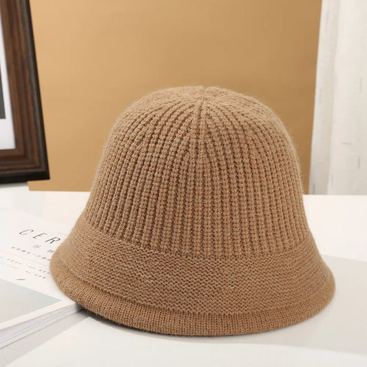 Women’s Wide Brim Winter Bucket Hat