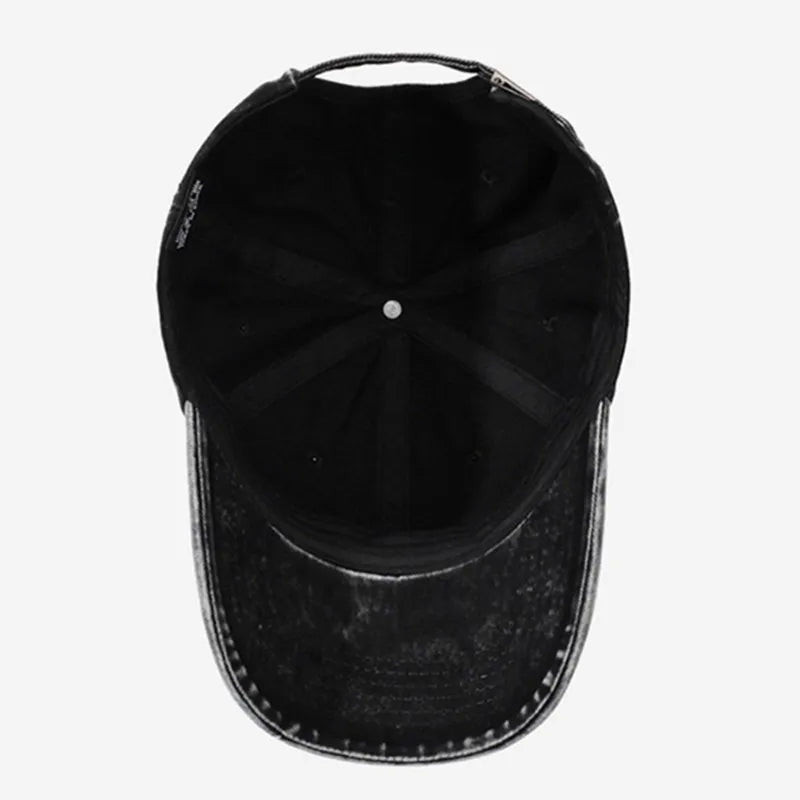 Washable Cotton Retro Vintage Fashion Personality Unisex Snapback Cap
