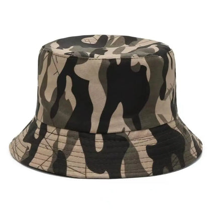 Camouflage Foldable Wide Brim Bucket Hat