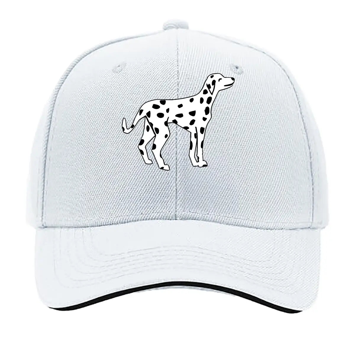 Cartoon Spotted Dog Printed Lightweight Sandwich Baseball Cap
