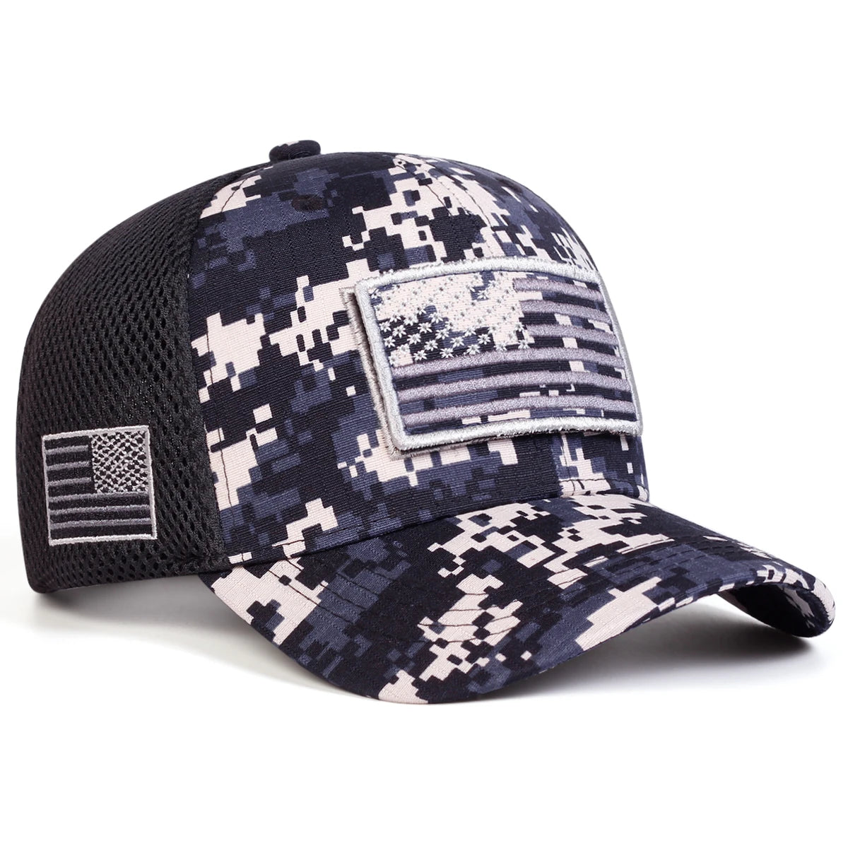 American Flag Camouflage Baseball Cap