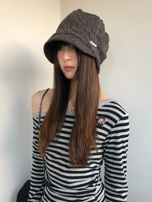 Retro American Oversized Fisherman Bucket Hat