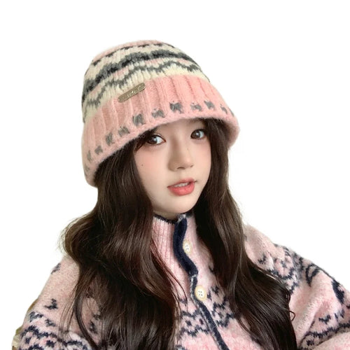 Knit Winter Fisherman Bucket Hat