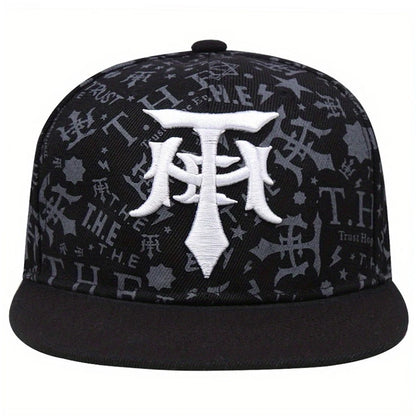 Unisex T Dagger Embroidered Graffiti Baseball Cap