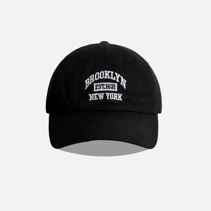 Unisex Letter Embroidered Cotton Baseball Cap
