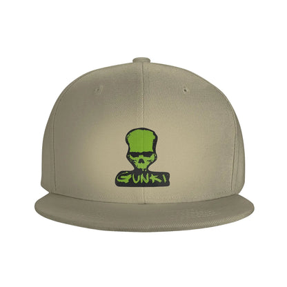 Gunki Logo Angling Skull Unisex Snapback Cap