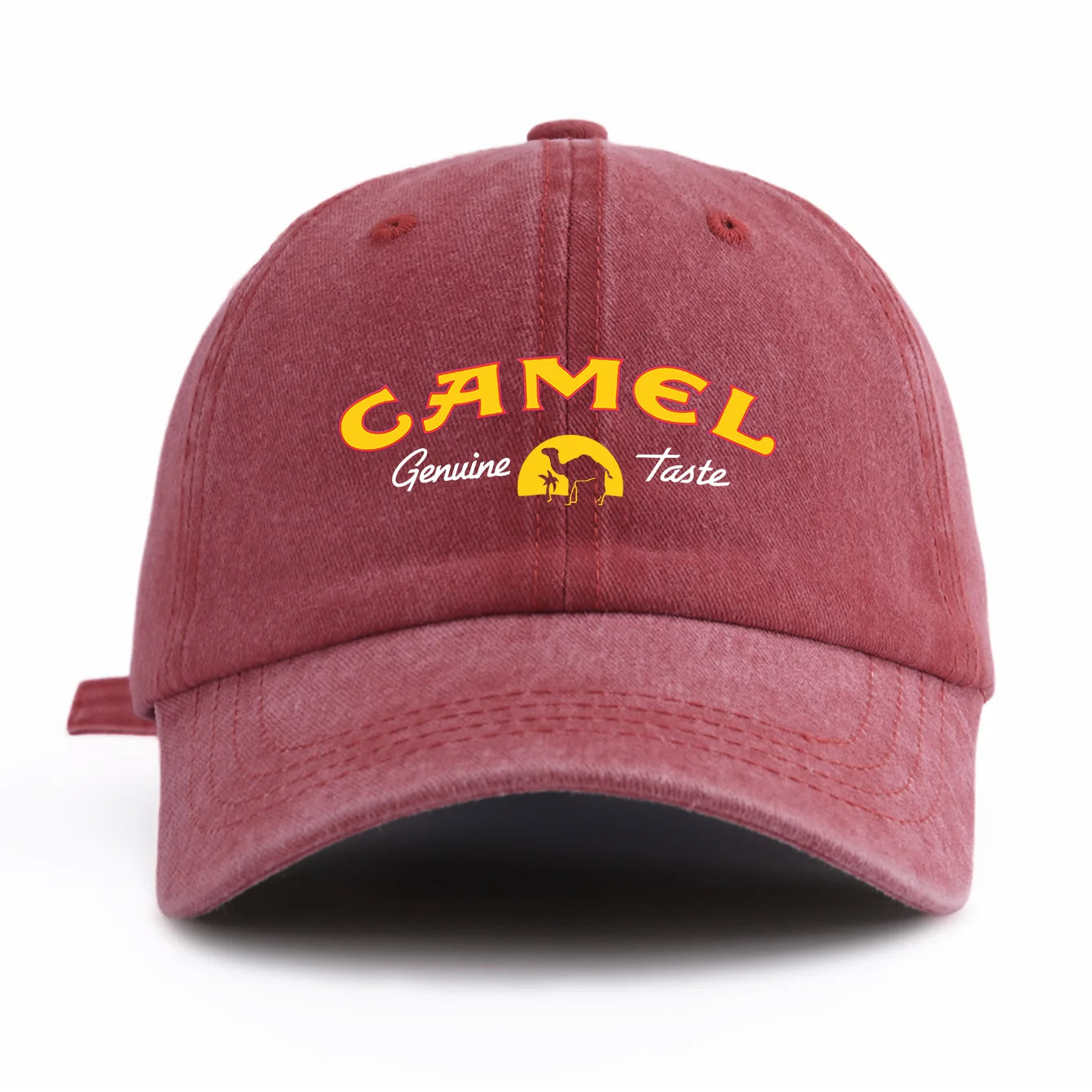 Minimalist Camel Print Retro Baseball Cap