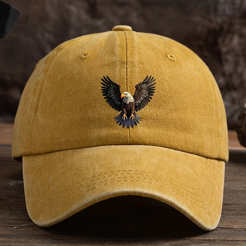 Winged Eagle Print Hip Hop Baseball Cap