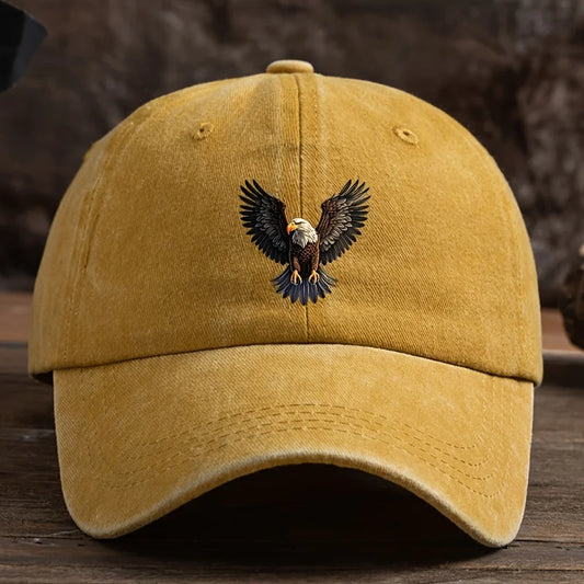 Winged Eagle Print Hip Hop Baseball Cap