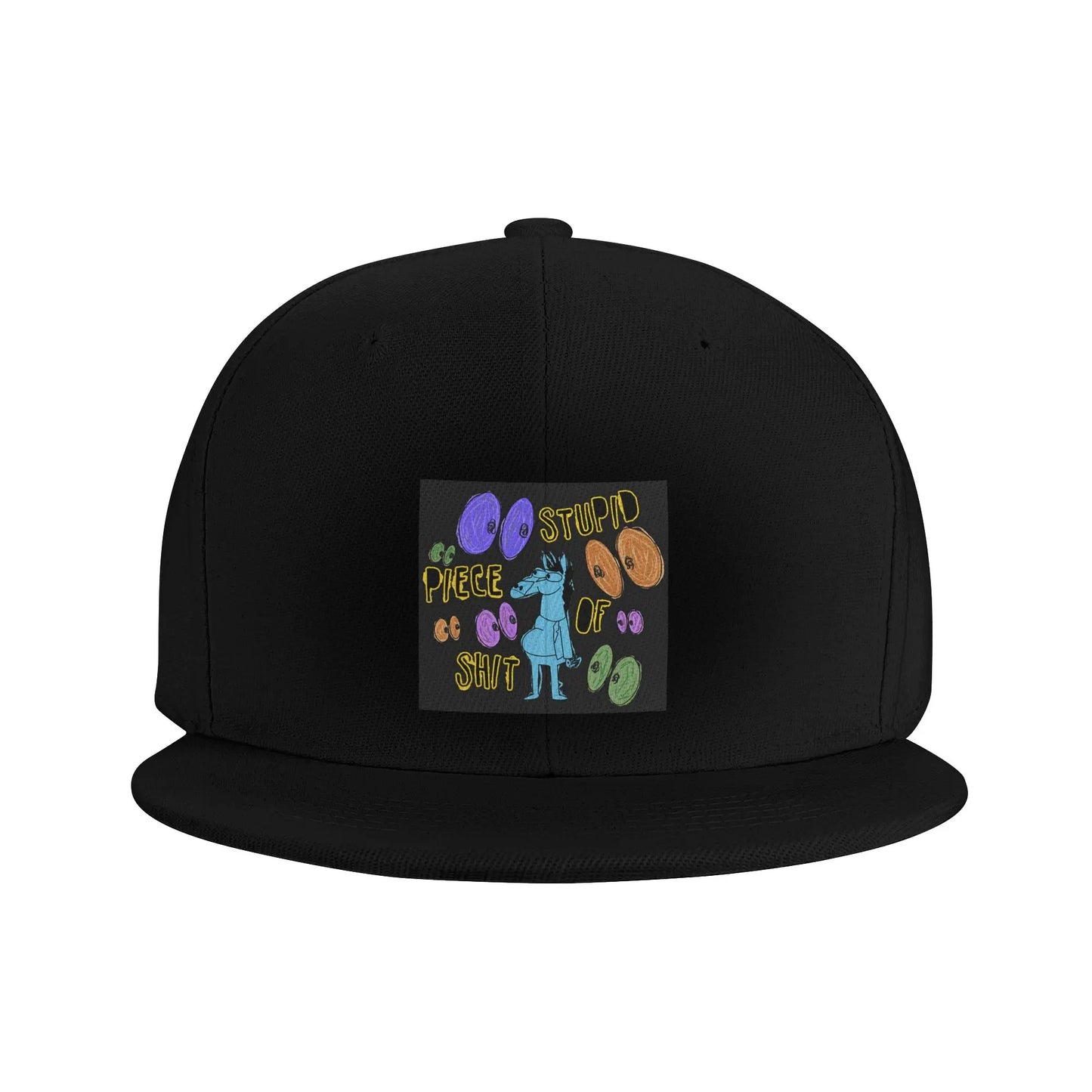 Cartoon Bojack Horseman Quote Graphic Streetwear Snapback Cap