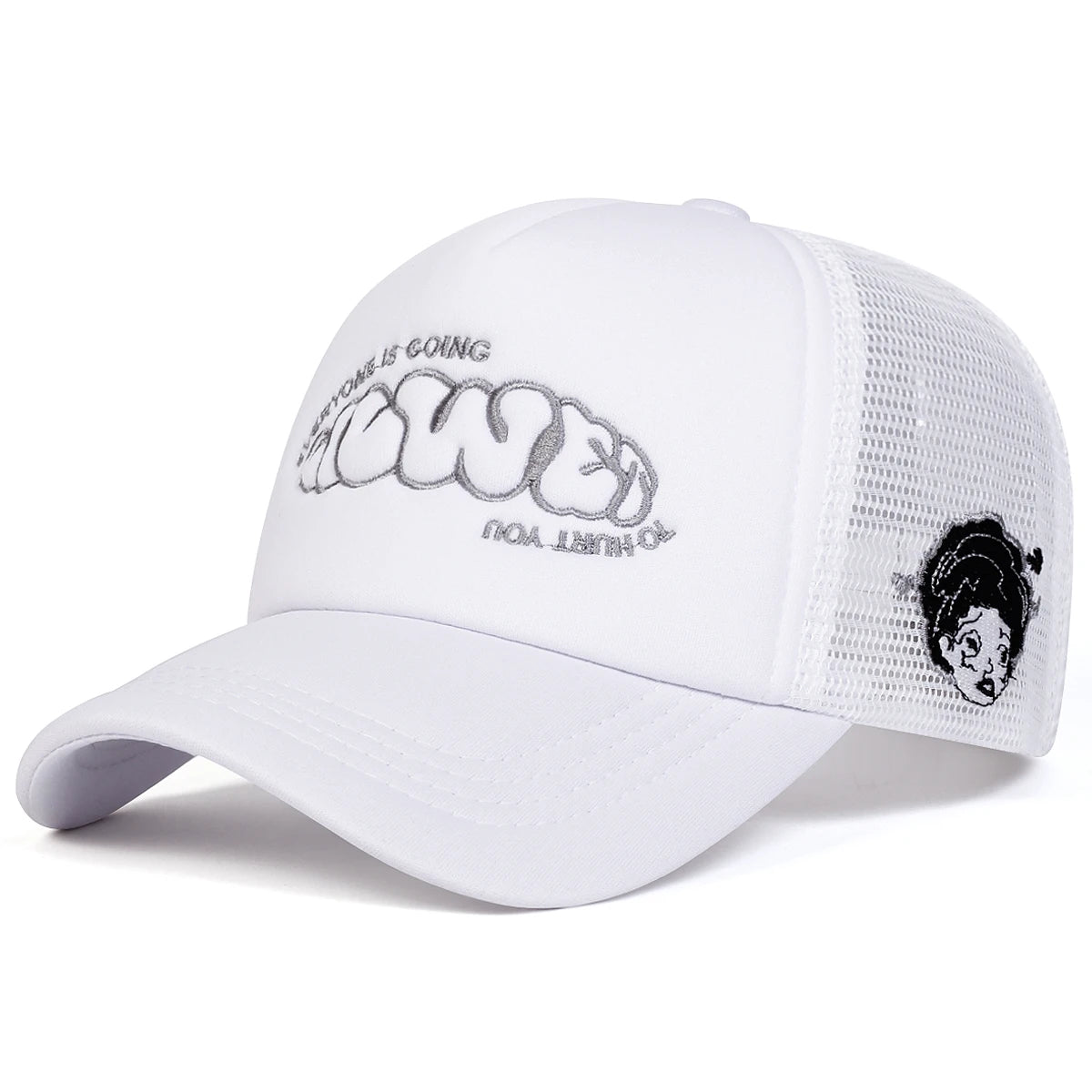 Unisex EVERYONE IS GOING Embroidery Baseball Net Caps