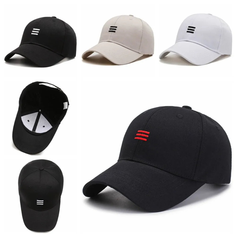 Simple Three Bars Trendy Baseball Cap