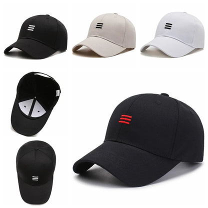 Simple Three Bars Trendy Baseball Cap