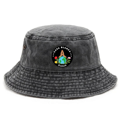 Customize Cotton Washed Vintage Beach Vacation Daily Wear Bucket Hat