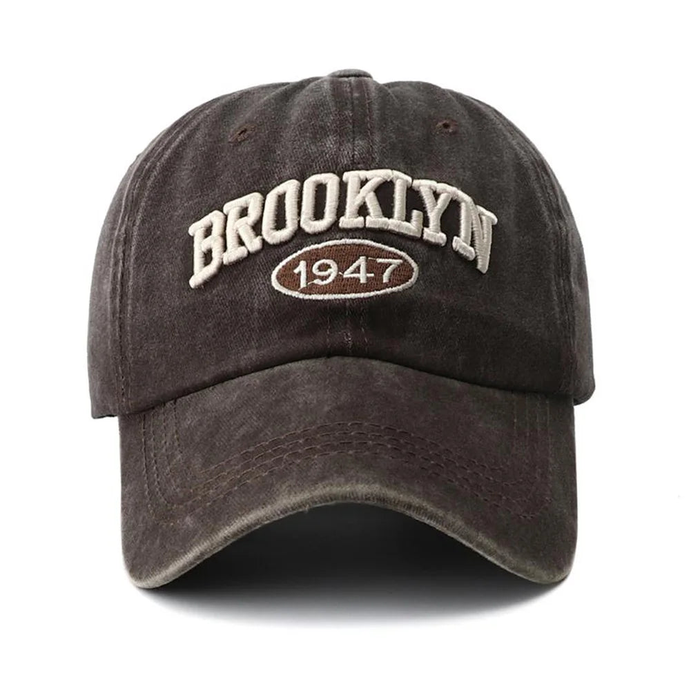 Brooklyn Embroidery Snapback Baseball Cap