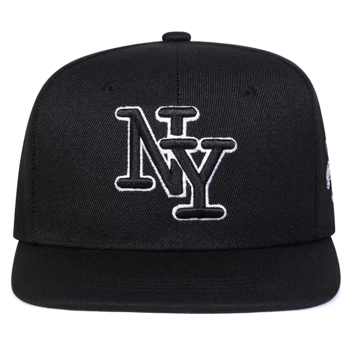 NY Letter Embroidery Hip Hop Snapback Cap