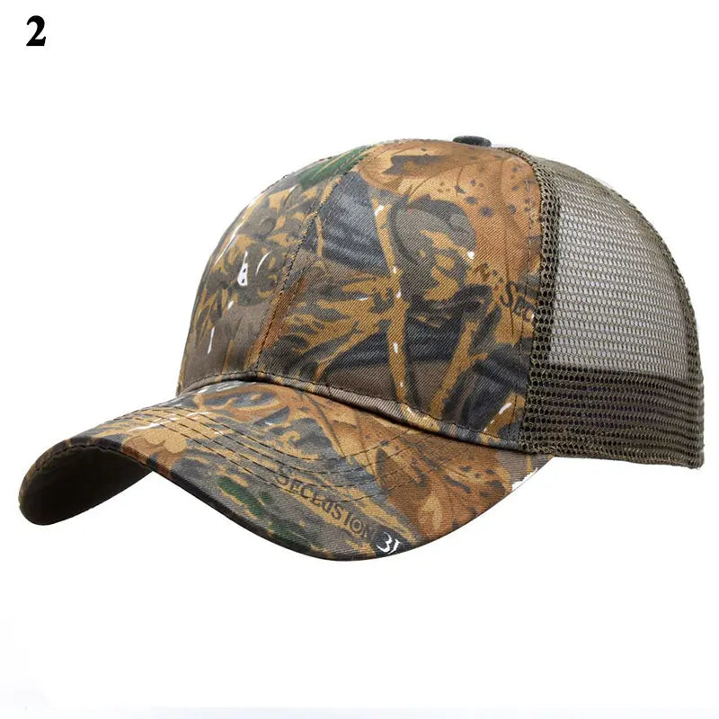 Camouflage Unisex Baseball Men And Women Camouflage Baseball Caps