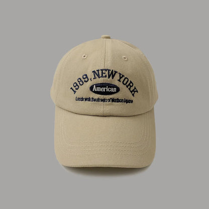 Retro Letter Embroidery Baseball Cap