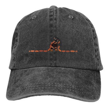 Dachshund Cute Dog Lovers Washed Denim Baseball Cap