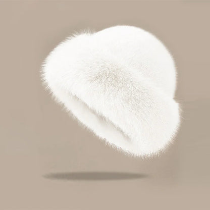 Fluffy Fur Winter Plush Bucket Hat