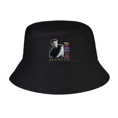 90210 Brandon Walsh Retro TV Graphic Bucket Hat