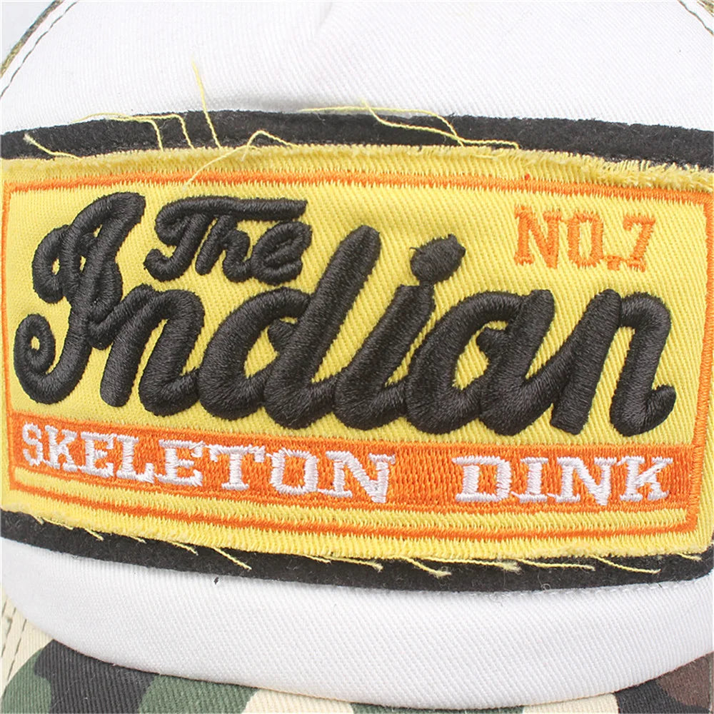 Streetwear Letter Embroidery Mesh Y2K Trucker Baseball Cap