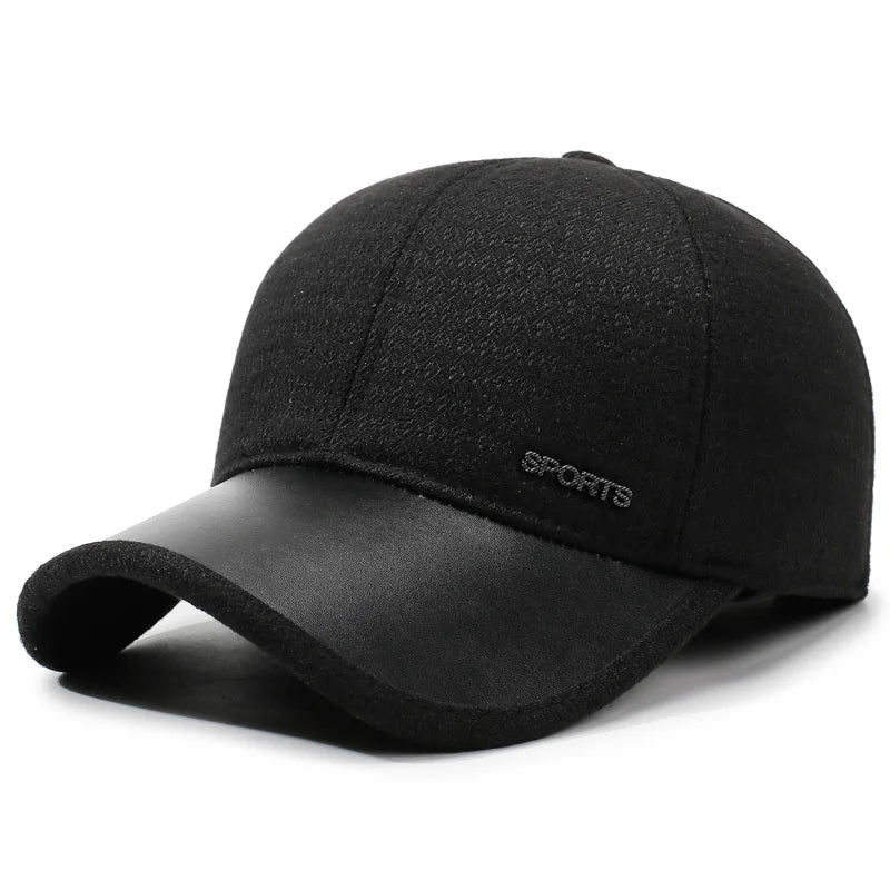 Winter Ear Flap Windproof Baseball Cap