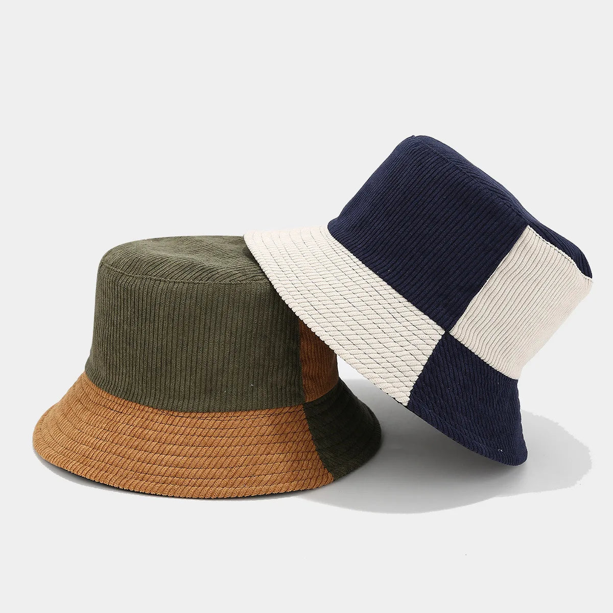 Two Tone Corduroy Bucket Hat