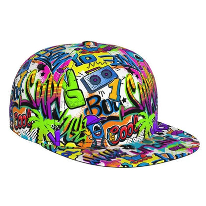 Colorful Graffiti Art Print Snapback Baseball Cap