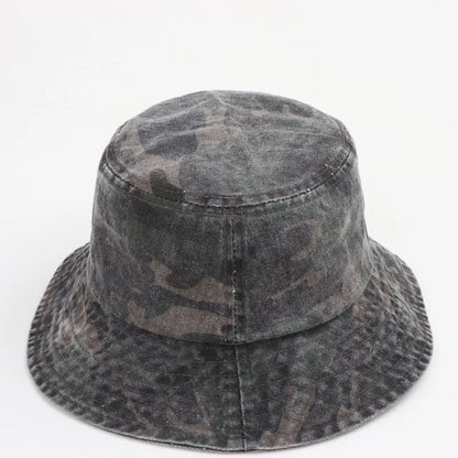 New Washed Cotton Camouflage Bucket Hat