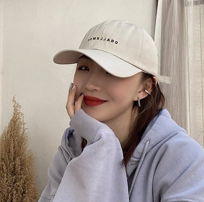 Letter Embroidery Adjustable Summer Trucker Baseball Cap