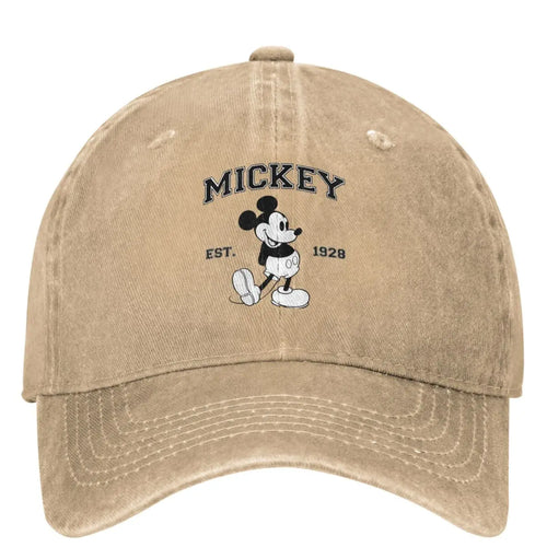 Mickey Mouse Est 1928 Designer Snapback Baseball Cap