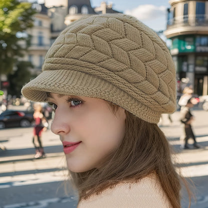Retro Winter Knitted Sports Baseball Cap