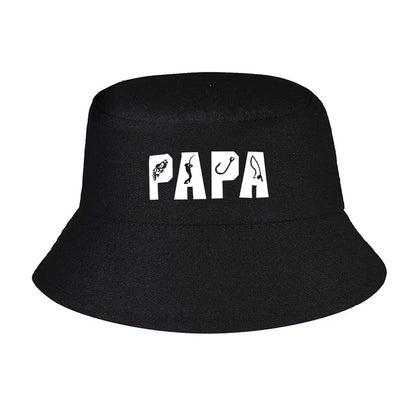 Papa Text Classic Minimalist Everyday Bucket Hat